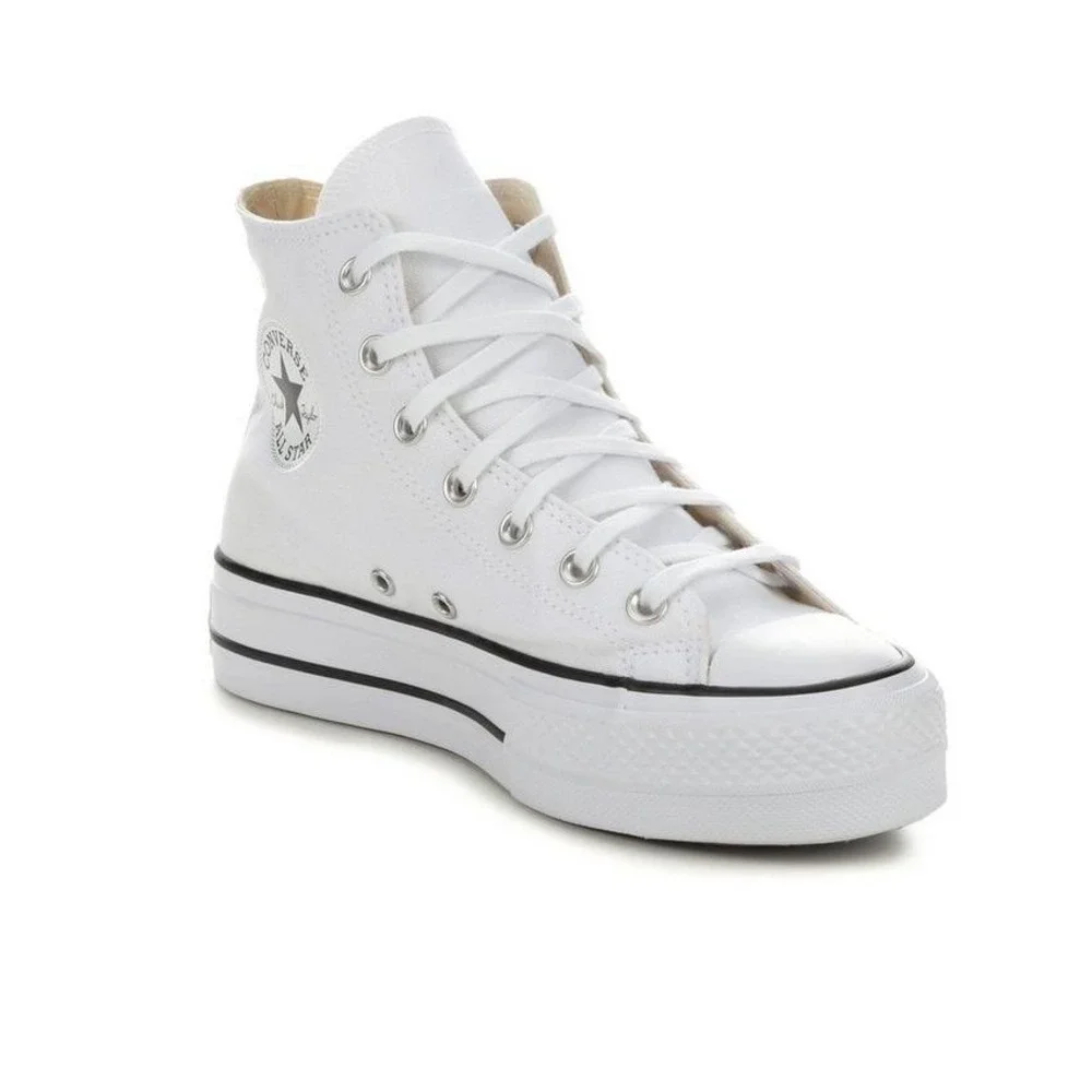 Converse Chuck Taylor All Star Lift Hi White Platform Sneakers 560846F Size‎ 11